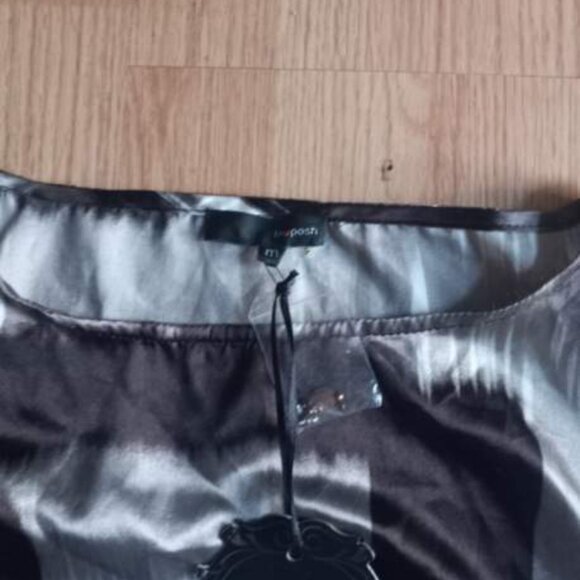 LovPosh Abstract Sequin Grey Brown Dress - Picture 5 of 5